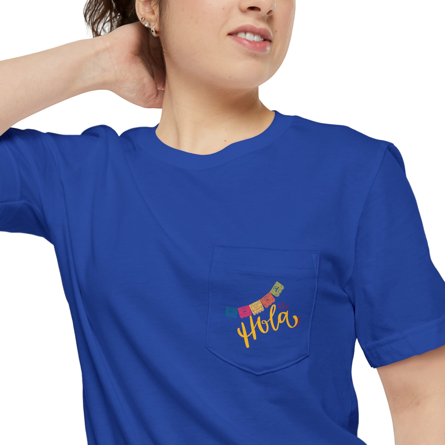 Hola Unisex Pocket T-shirt