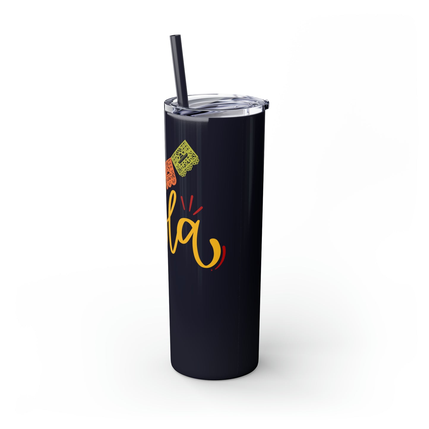 Hola Skinny Tumbler with Straw, 20oz