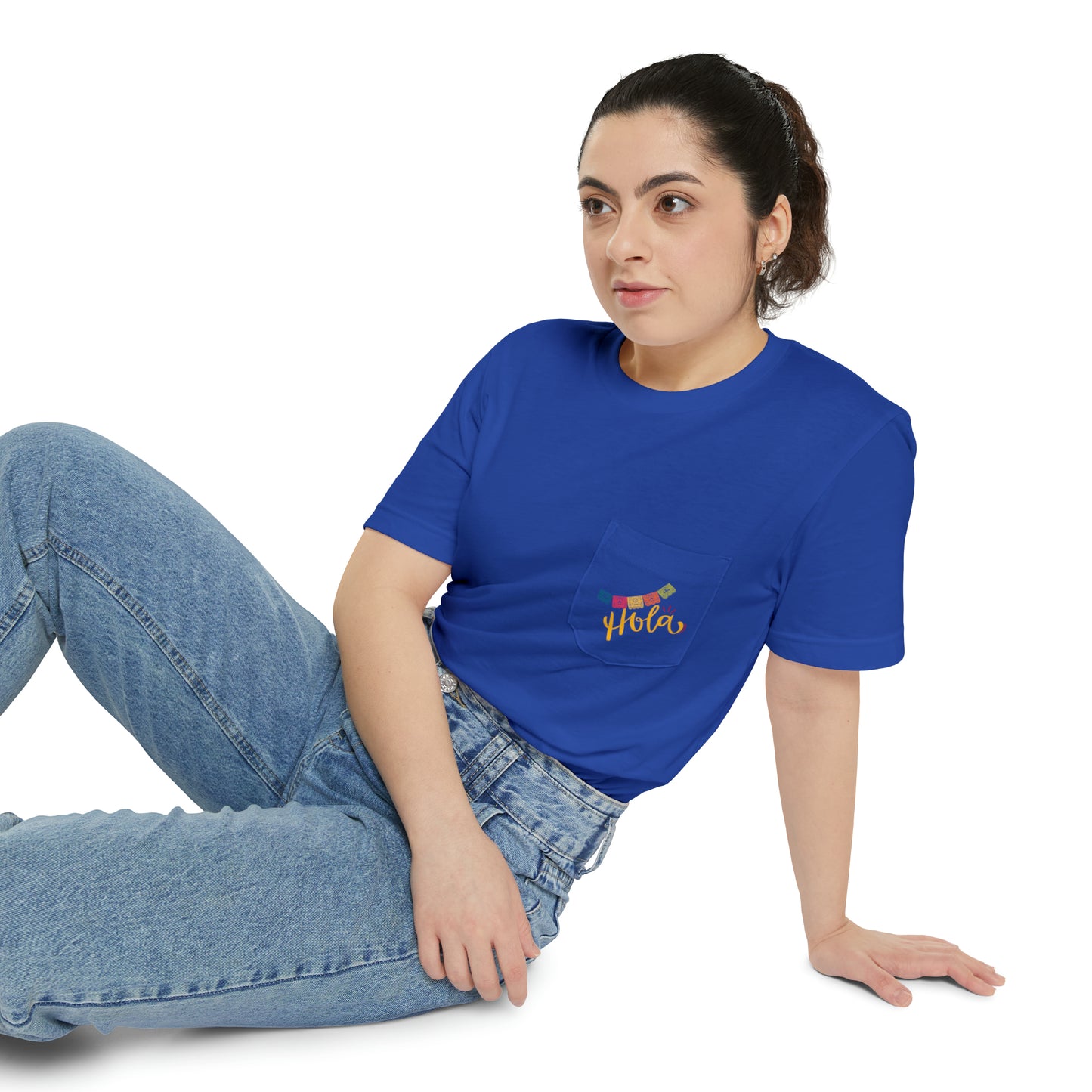 Hola Unisex Pocket T-shirt