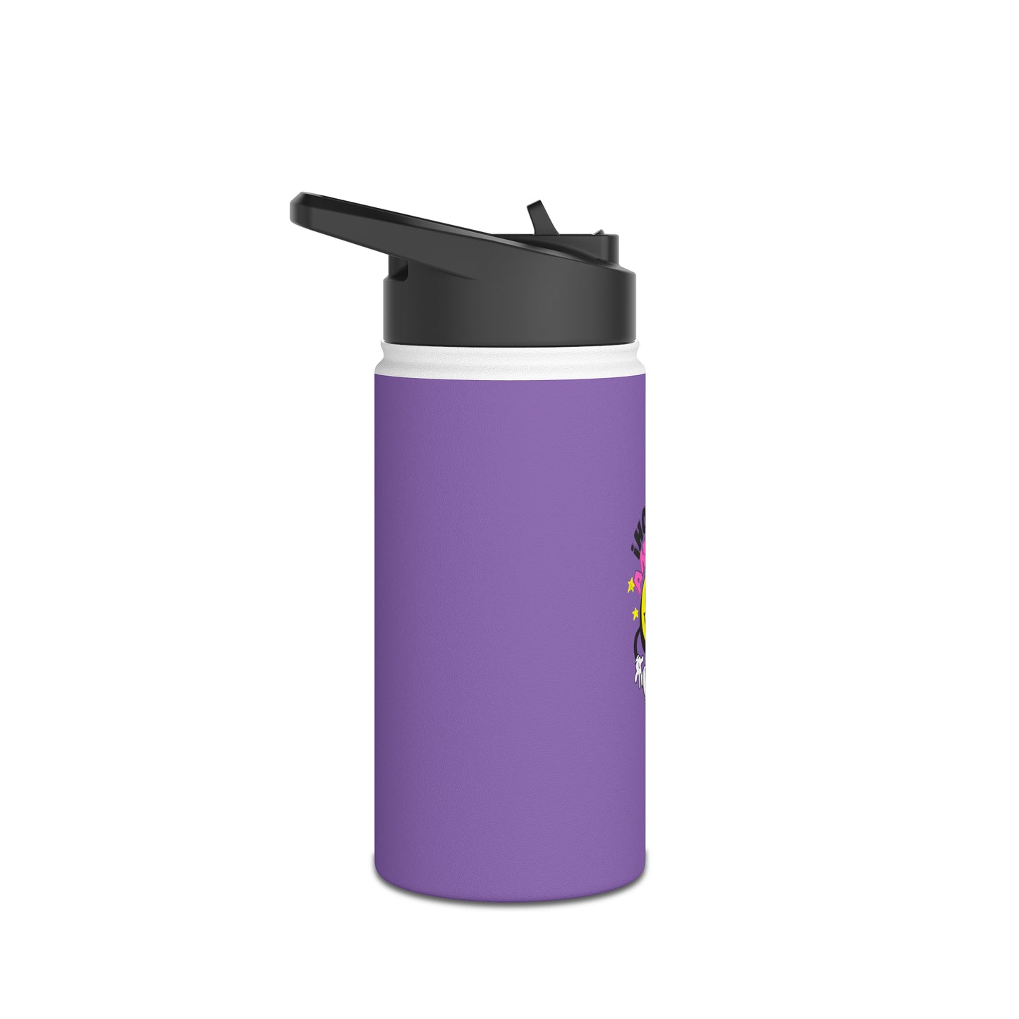 Hola Amigo Stainless Steel Water Bottle, Standard Lid