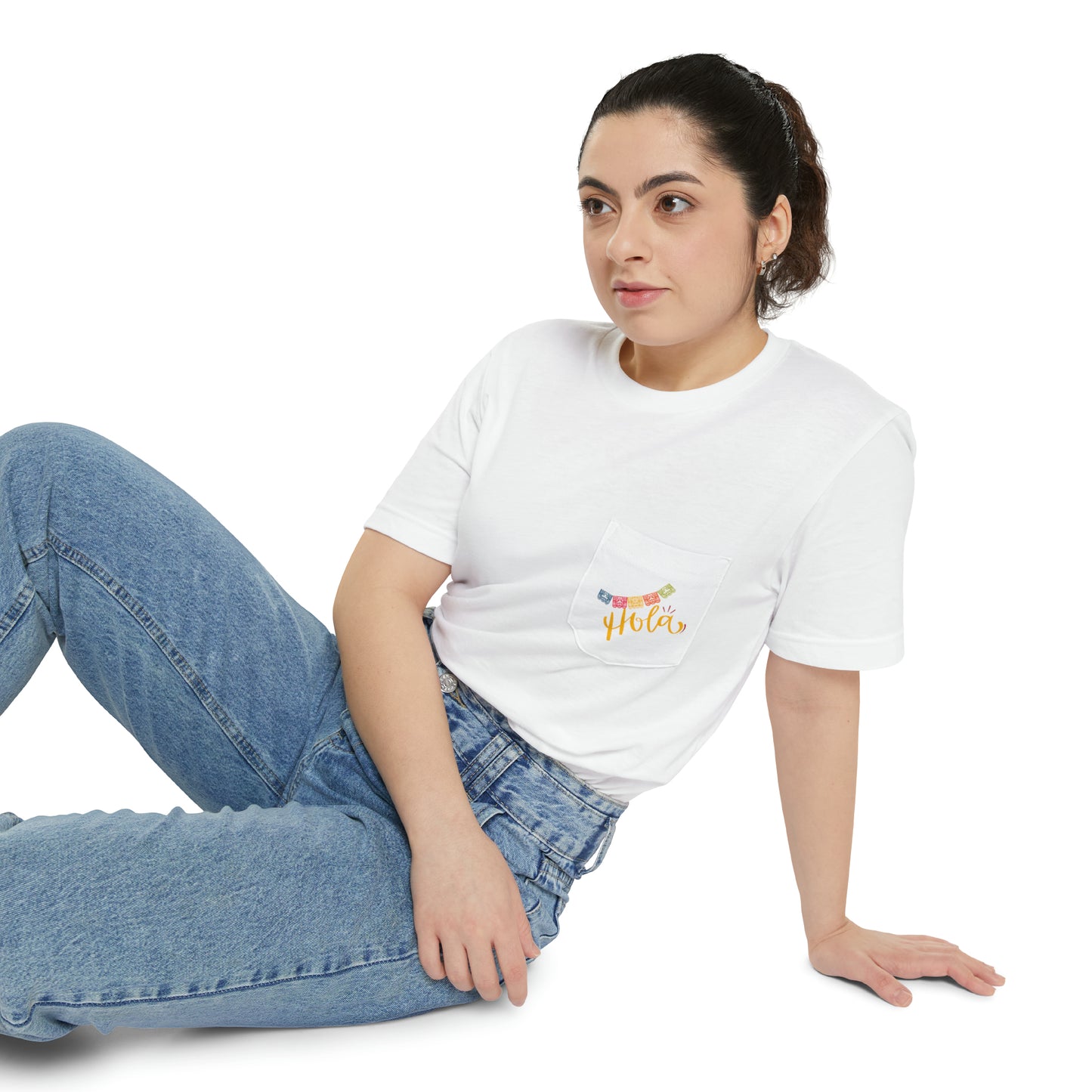 Hola Unisex Pocket T-shirt