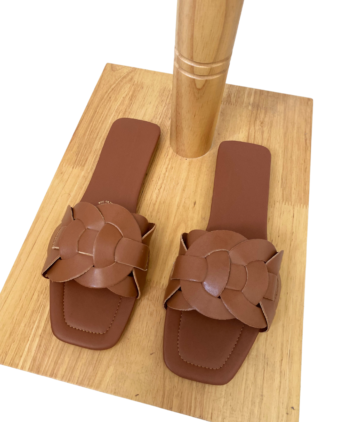 sandalias de piso para Mujer Slip On Open Toe Flat Slides Sandals