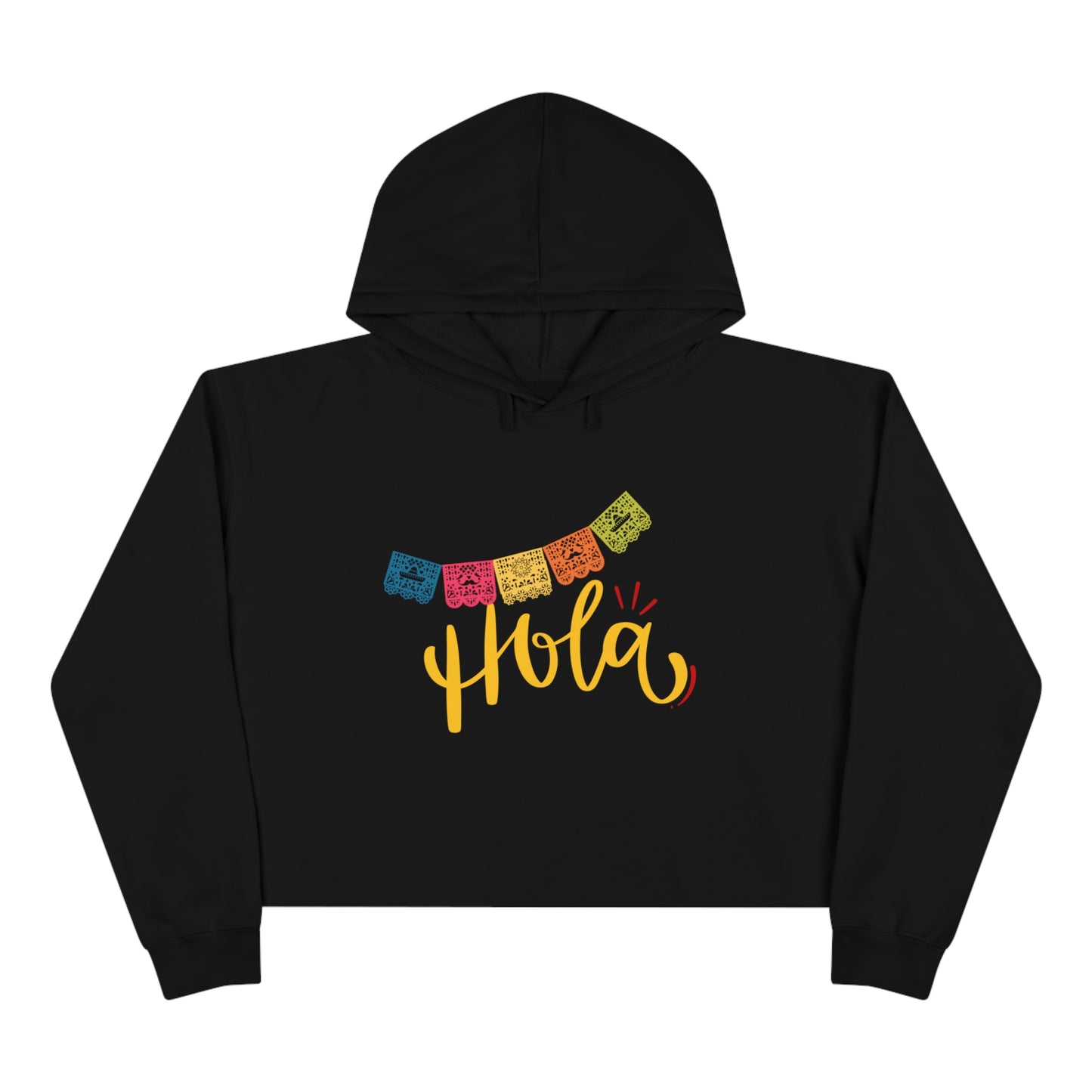 Hola Crop Hoodie