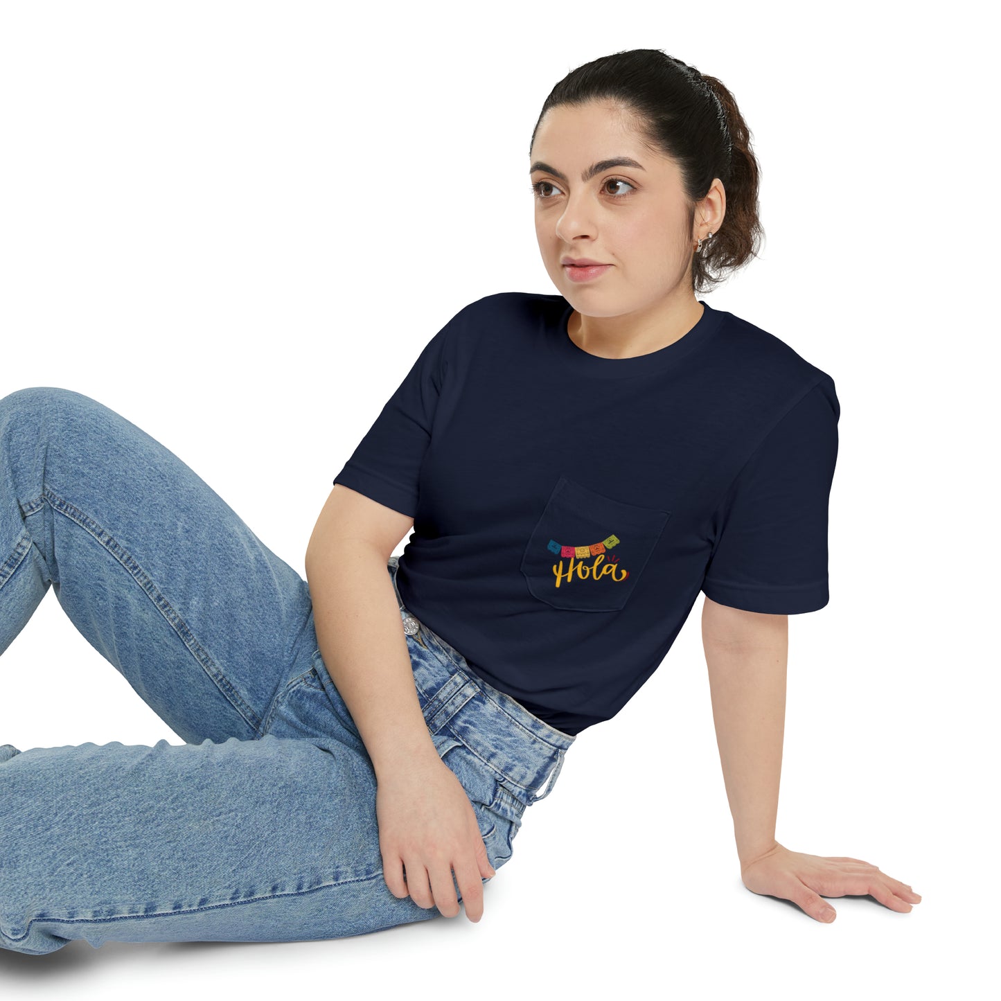 Hola Unisex Pocket T-shirt