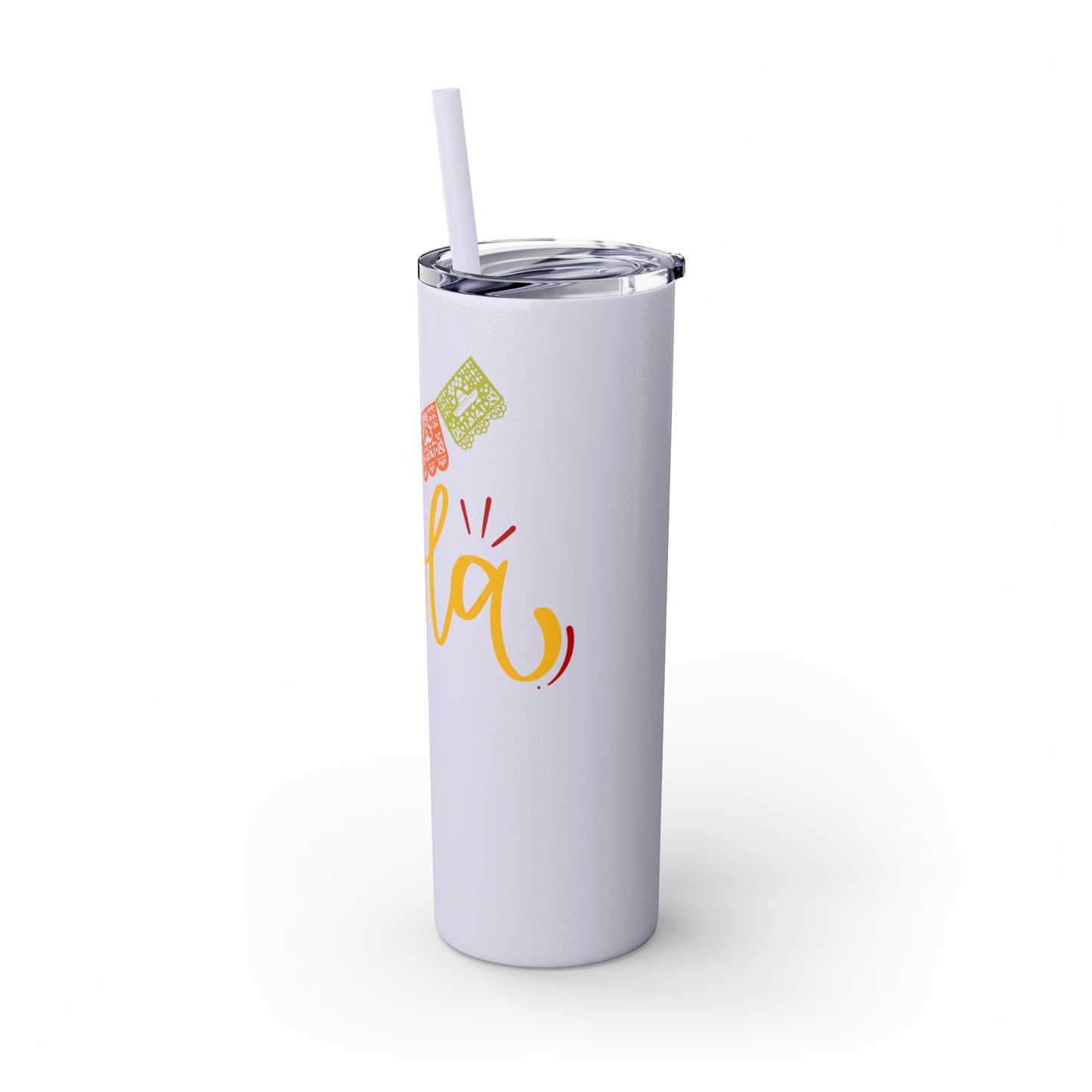 Hola Skinny Tumbler with Straw, 20oz