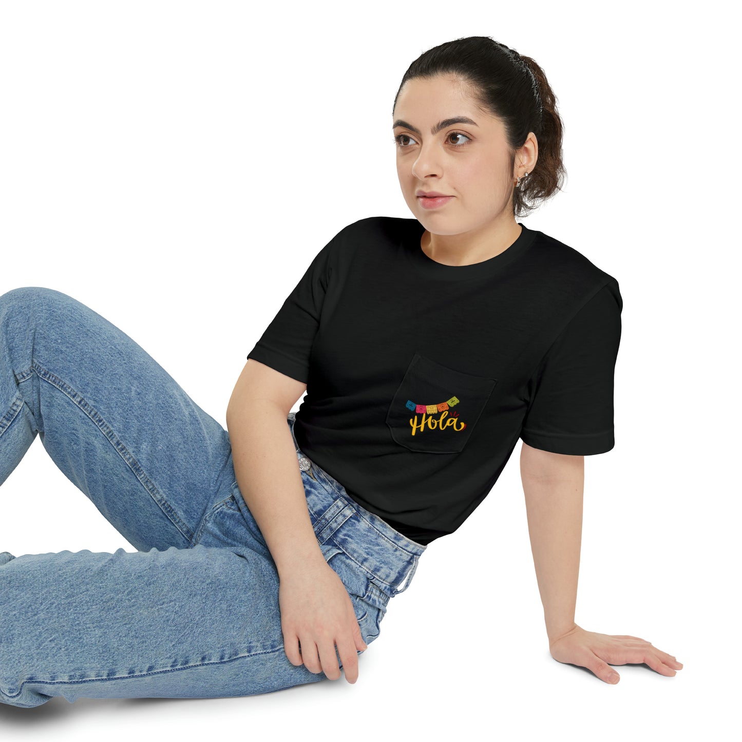 Hola Unisex Pocket T-shirt