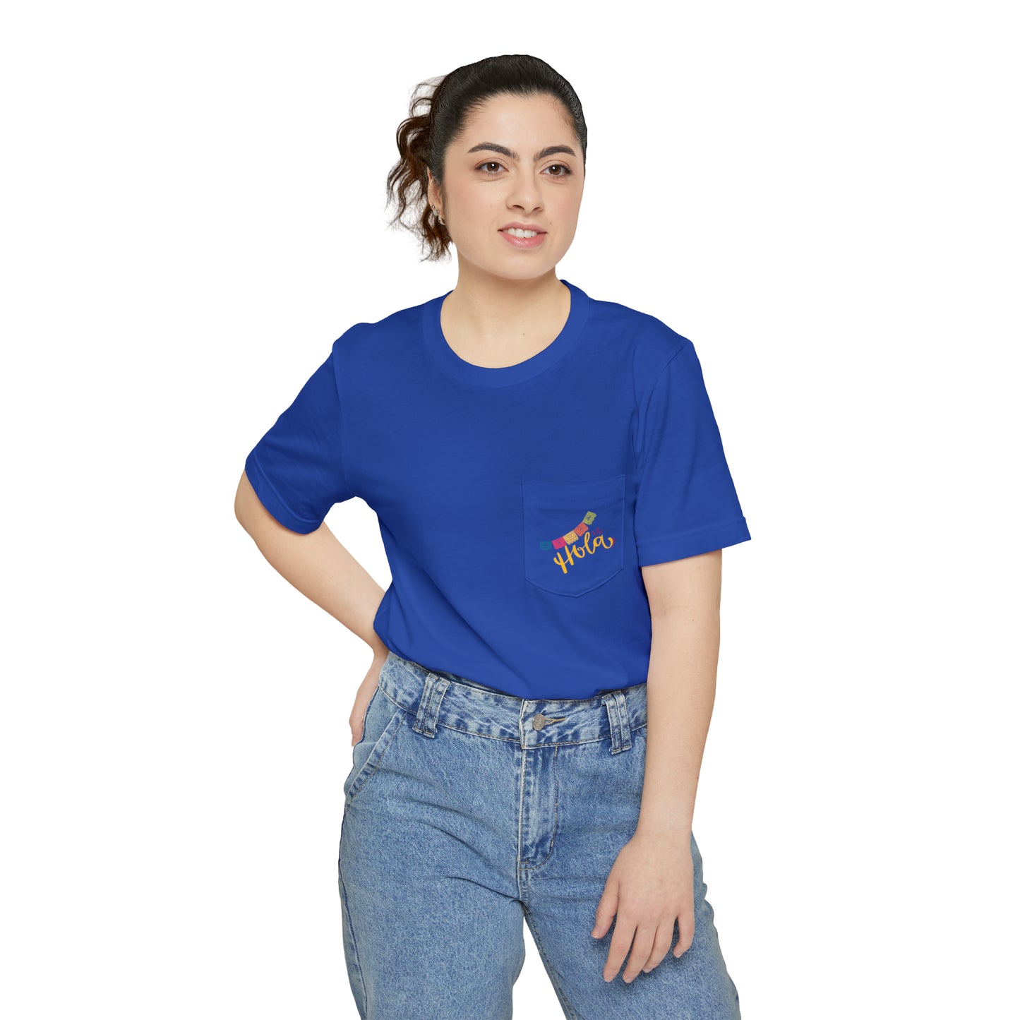 Hola Unisex Pocket T-shirt
