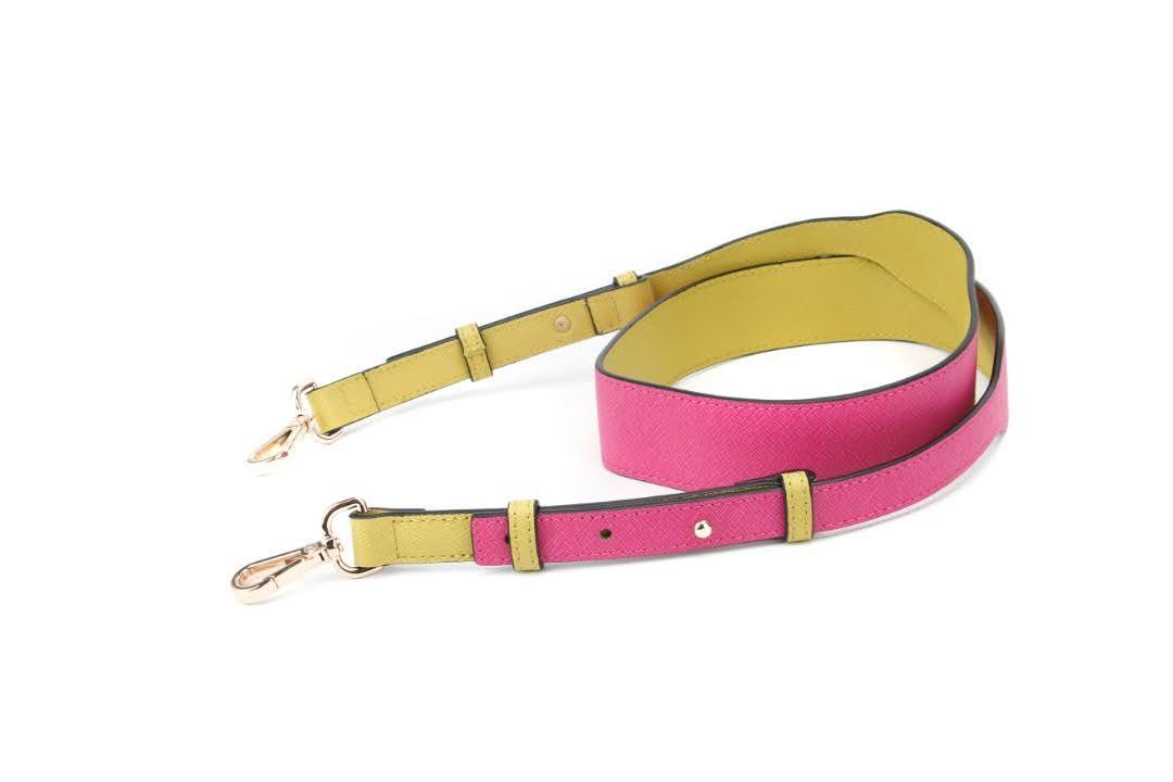 Two-Tone Saffiano Leather Crossbody Camera Bag - Eugenia Molina