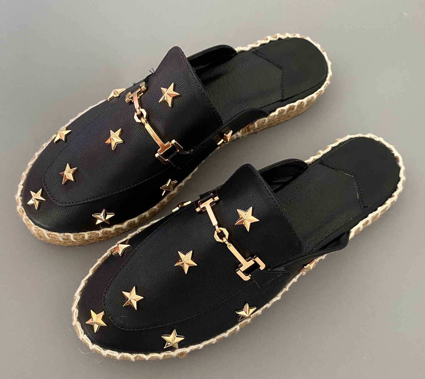 Zapatos Espadrilles Estilo Loafer Mules para Mujer