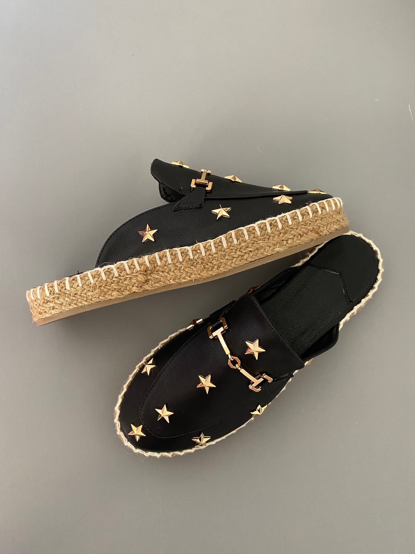 Zapatos Espadrilles Estilo Loafer Mules para Mujer