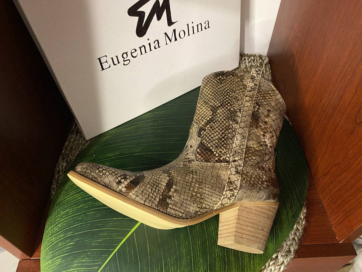 Botas Texanas en Estampado Snake