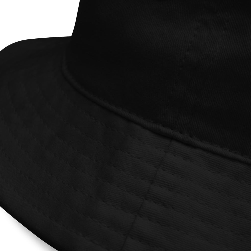 EM Black Signature Bucket Hat - Eugenia Molina