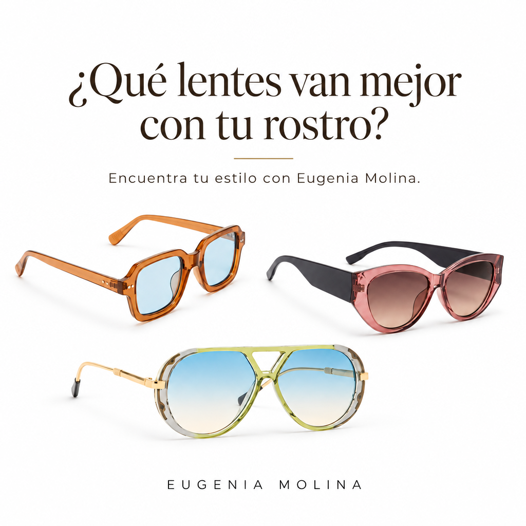 Guía de lentes según tu tipo de rostro de Eugenia Molina