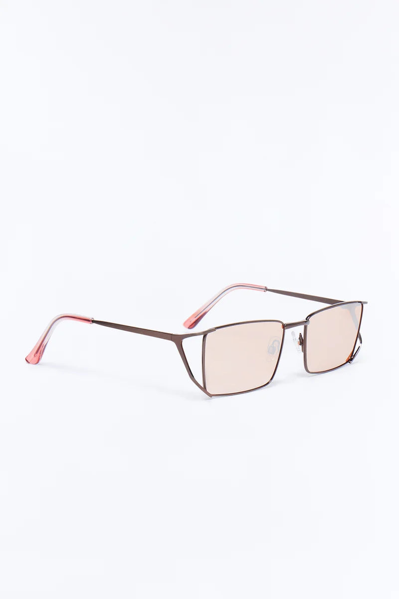 LADY MIRAGE — MIRRORED SQUARE SUNGLASSES