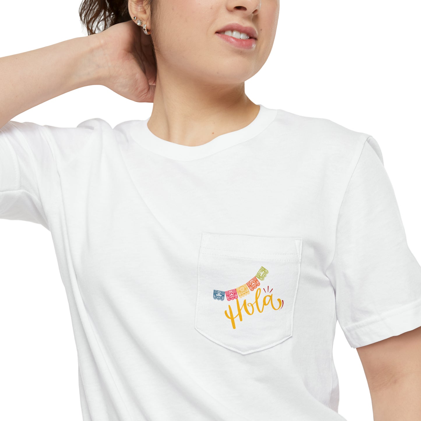 Hola Unisex Pocket T-shirt