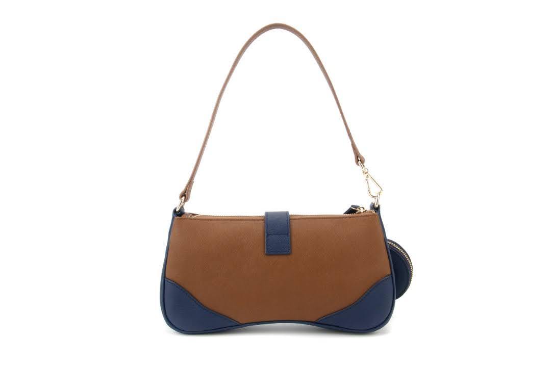 Saffiano Leather Baguette Bag - Eugenia Molina