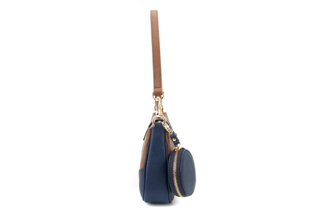 Saffiano Leather Baguette Bag - Eugenia Molina