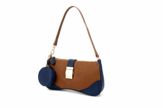 Saffiano Leather Baguette Bag - Eugenia Molina