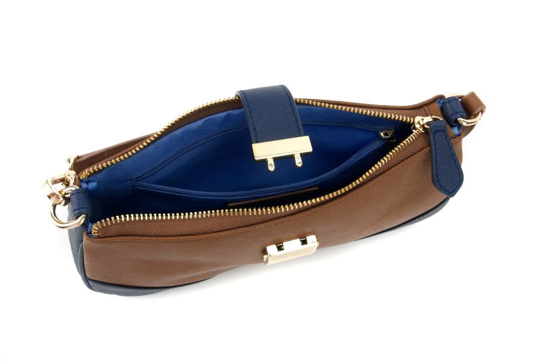Saffiano Leather Baguette Bag - Eugenia Molina