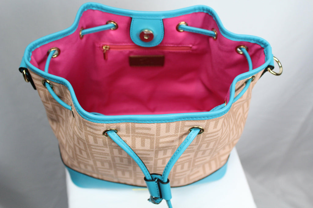 Signature coated canvas with refined calf leather details. Online bags. Free shipping in USA. Find leather, faux leather, printed bags.